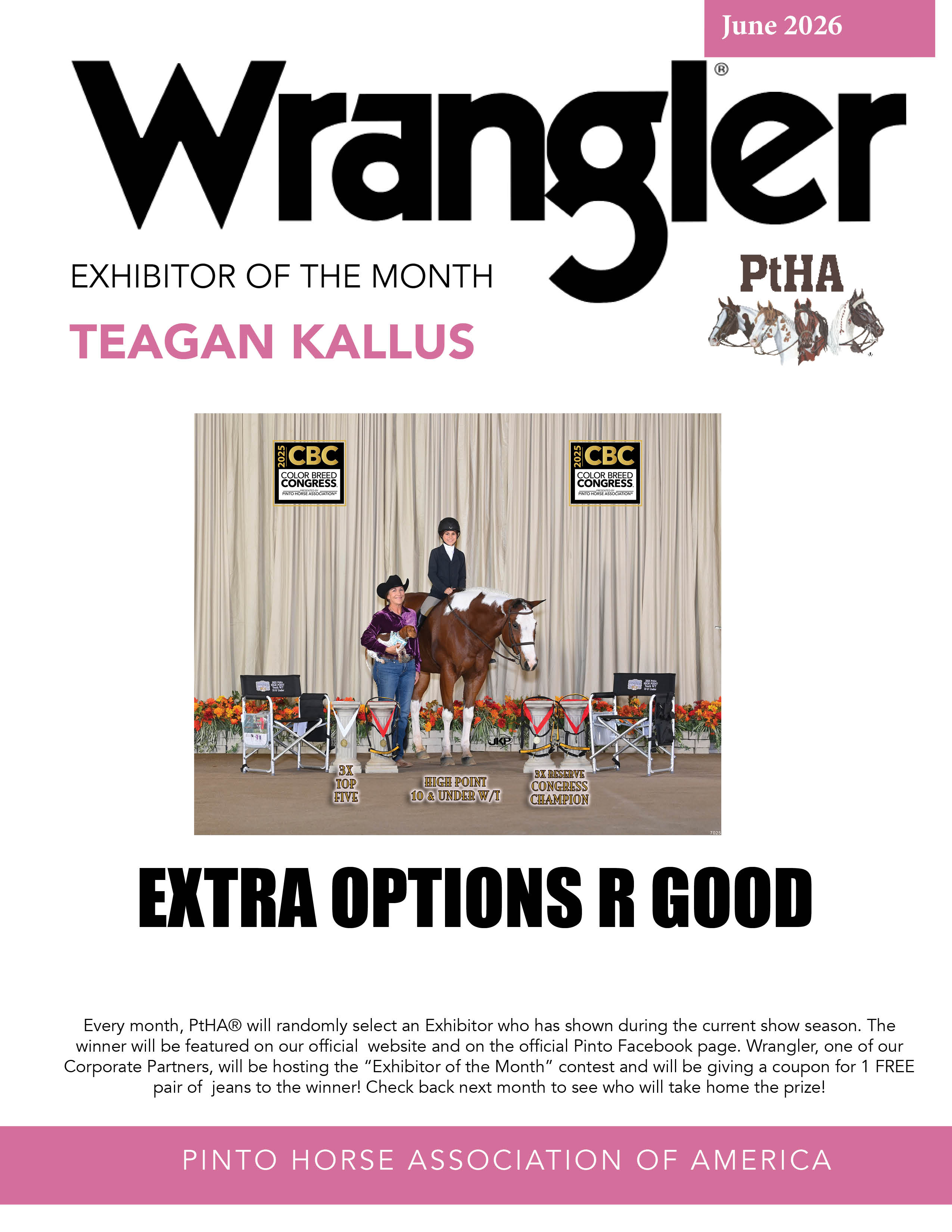 2026 Wrangler of the month April